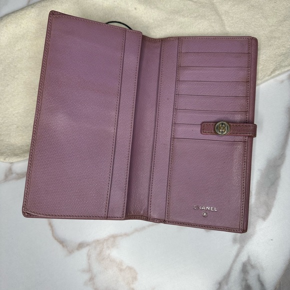 Chanel lilac long wallet - Picture 5 of 9